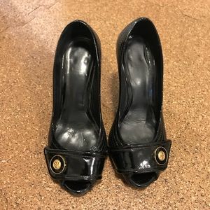 Tory Burch Peep Toe Wedge